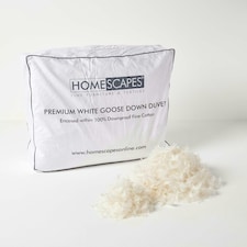 Homescapes Goose Down 13.5 Tog Duvet for Winter, Double thumbnail 4