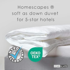 Homescapes Super Microfibre 13.5 Tog Duvet, Double thumbnail 2