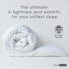 Homescapes Super Microfibre 13.5 Tog Duvet, Double thumbnail 3