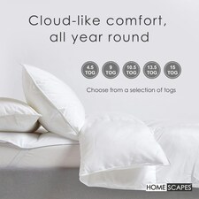 Homescapes Super Microfibre 13.5 Tog Duvet, Double thumbnail 6