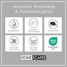 Homescapes Super Microfibre 13.5 Tog Duvet, King thumbnail 7