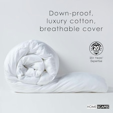 Homescapes Goose Feather and Down All Season Duvet, King thumbnail 4