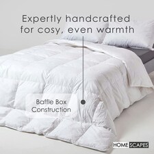 Homescapes Goose Feather and Down All Season Duvet, King thumbnail 6