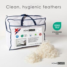 Homescapes Duck Feather and Down 15 Tog Duvet for Winter, Double thumbnail 3