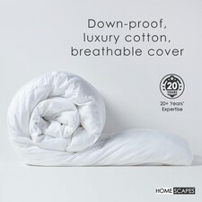 Homescapes Goose Feather and Down 13.5 Tog Duvet for Winter, King thumbnail 4
