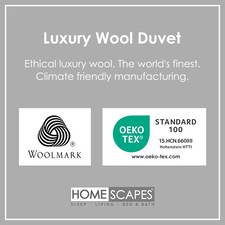 Homescapes Australian Wool 400 GSM Heavy Duvet, Super King thumbnail 6