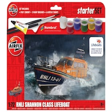 Airfix RNLI Shannon Class Lifeboat Starter Set (1:72 Scale)