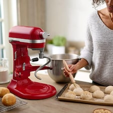 KitchenAid Artisan Empire Red 5.6L Bowl Lift Food Mixer | Red thumbnail 5