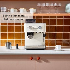 KitchenAid Semi Automatic Espresso Machine with Burr Grinder Porcelain thumbnail 4