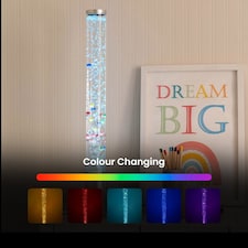 ValueLights Colour Changing Novelty Sensory Fish Bubble Lamp 60cm thumbnail 3