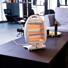 GEEPAS 800W Quartz Halogen Heater, Pack of 2, White thumbnail 2