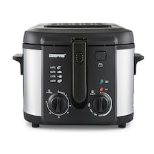 GEEPAS Deep Fat Fryer - 3L Stainless Steel Fryer with Viewing Window