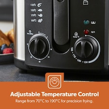 GEEPAS Deep Fat Fryer - 3L Stainless Steel Fryer with Viewing Window thumbnail 5