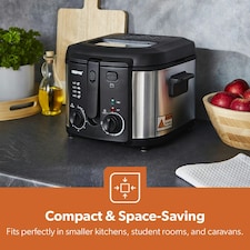 GEEPAS Deep Fat Fryer - 3L Stainless Steel Fryer with Viewing Window thumbnail 9