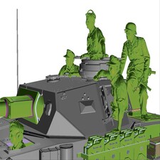 Tamiya German Tank Panzerkampfwagen IV Ausf.G Early (1:35 Scale) thumbnail 3