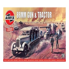 Airfix Vintage Classics German 88mm Gun & Tractor (1:76 Scale)