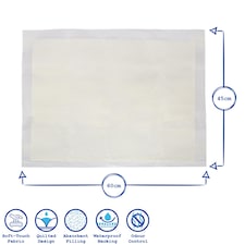 Harbour Housewares Disposable Puppy Training Pads - 45cm x 60cm - Pack of 200 thumbnail 5
