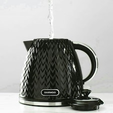 Daewoo Argyle Collection, 2 Slice Toaster & Kettle Set-Black thumbnail 4