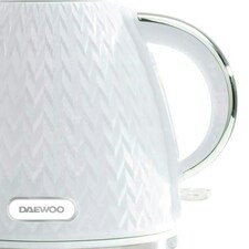 Daewoo Argyle Collection, 2 Slice Toaster & Kettle Set-White thumbnail 3
