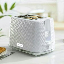 Daewoo Argyle Collection, 2 Slice Toaster & Kettle Set-White thumbnail 8