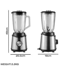 Daewoo Jug Blender, Including Grinder Attachment thumbnail 4
