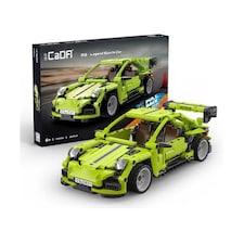 CaDa Legends Sports Car 1:18 Pull Back Racing Car 387 Pieces
