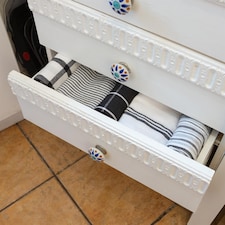 Nicola Spring 10pc Cotton Tea Towel Set - 70cm x 50cm - Monochrome thumbnail 7