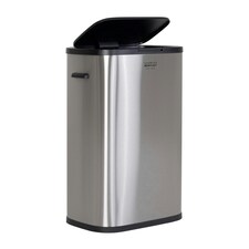 Charles Bentley 55L Touch Kitchen Bin Stainless Steel Rubbish Bin Waste Bin Slim thumbnail 4