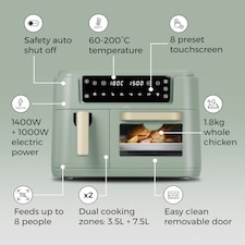 Cello 2-in-1 Airfryer and Home Oven thumbnail 4