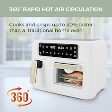 Cello 2-in-1 Airfryer & Home Oven White thumbnail 2