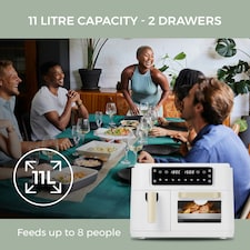 Cello 2-in-1 Airfryer & Home Oven White thumbnail 6