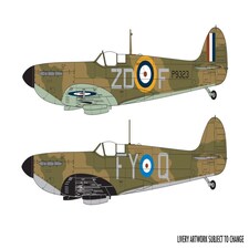 Airfix British Supermarine Spitfire Mk.Ia (1:48 Scale) thumbnail 3