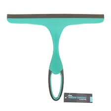 JVL Rubber Hand Held Wiper Blade Window Squeegee, Turquoise