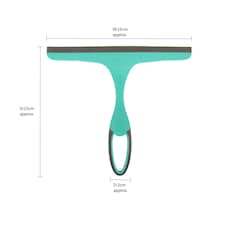 JVL Rubber Hand Held Wiper Blade Window Squeegee, Turquoise thumbnail 5