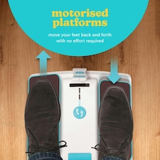 HoMedics PSL-1000-GB 3 Speed Leg Exerciser with Remote Control White thumbnail 6