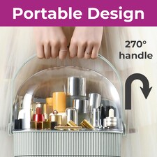 Neo Three Layer Cosmetic Makeup Vanity Beauty Storage Organiser Skincare Display Box Case Holder thumbnail 4