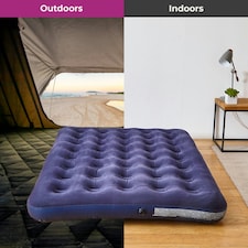 Neo Double Flocked Inflatable Airbed Mattress thumbnail 2