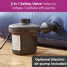 Neo Double Flocked Inflatable Airbed Mattress thumbnail 5