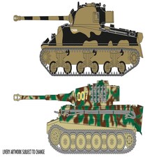 Airfix Classic Conflict Tiger I/Sherman Firefly Vc Gift Set (1:72) thumbnail 4