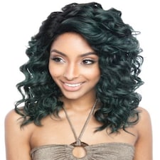 Mane Concept Hair Soft Swiss Lace Front HH BS 219 Stylemix Wig Multi | SR1B/TEAL | One Size