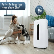 20 Litre Dehumidifier with air purifier Continuous Drainage Hose thumbnail 6