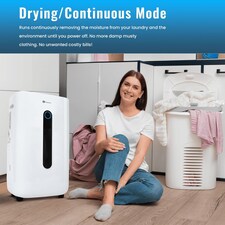 20 Litre Dehumidifier with air purifier Continuous Drainage Hose thumbnail 7