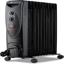 2500W Oil Filled Radiator with 11 Fins Black