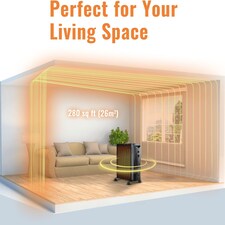 2500W Oil Filled Radiator with 11 Fins Black thumbnail 6