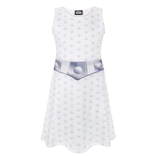 Star Wars Girls Princess Leia Costume Dress - White - 13-14 Years | Multi | 13