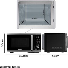 Daewoo 26L Combination Air Fryer Microwave Oven Combo thumbnail 5