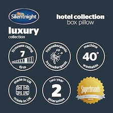 Silentnight Luxury Hotel Collection Box Pillows - 2 Pack | White | 2 thumbnail 9