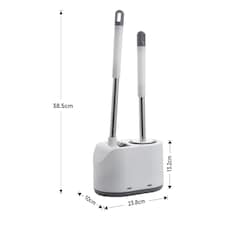 Living and Home Toilet Bowl Brush Combo Set thumbnail 6