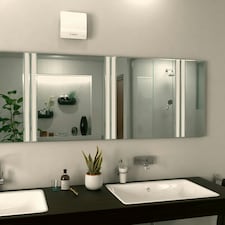 Bosch Bathroom Extractor Fan 1500 DH W 100 mm - for Ventilation in Bathroom and Toilet Against Moisture and Mould - With Humidistat and Timer - 100mm Diameter thumbnail 5