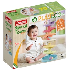 Quercetti Play EcoPlus Spiral Tower Evo 10 Pieces